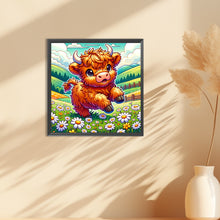 Load image into Gallery viewer, Diamond Painting - Full Round - Cartoon highland yak (30*30CM)