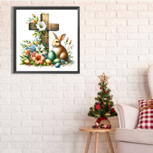 Load image into Gallery viewer, Diamond Painting - Full Square - easter cross (40*40CM)