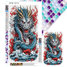 Load image into Gallery viewer, Diamond Painting - Full Round - hovering dragon (40*75CM)