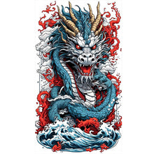 Load image into Gallery viewer, Diamond Painting - Full Round - hovering dragon (40*75CM)