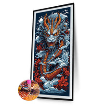 Load image into Gallery viewer, Diamond Painting - Full Round - hovering dragon (40*75CM)