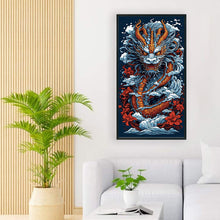 Load image into Gallery viewer, Diamond Painting - Full Round - hovering dragon (40*75CM)