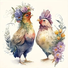 Load image into Gallery viewer, Diamond Painting - Full Round - Cartoon chick (30*30CM)