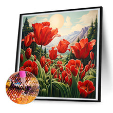 Load image into Gallery viewer, Diamond Painting - Full Round - poppy flower (30*30CM)