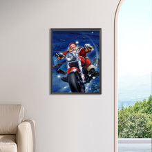 Load image into Gallery viewer, Diamond Painting - Full Square - Santa Claus riding a motorcycle (30*40CM)