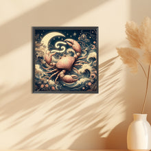 Load image into Gallery viewer, Diamond Painting - Full Round - Twelve zodiac signs-Cancer (30*30CM)