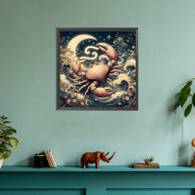 Load image into Gallery viewer, Diamond Painting - Full Round - Twelve zodiac signs-Cancer (30*30CM)