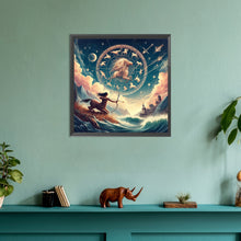 Load image into Gallery viewer, Diamond Painting - Full Round - Twelve zodiac signs-Sagittarius (30*30CM)