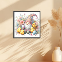 Load image into Gallery viewer, Diamond Painting - Full Round - Beautiful gnome and chick (30*30CM)