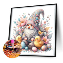 Load image into Gallery viewer, Diamond Painting - Full Round - Beautiful gnome and chick (30*30CM)
