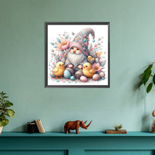 Load image into Gallery viewer, Diamond Painting - Full Round - Beautiful gnome and chick (30*30CM)