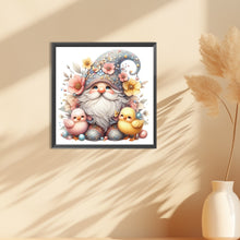 Load image into Gallery viewer, Diamond Painting - Full Round - Beautiful gnome and chick (30*30CM)