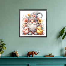 Load image into Gallery viewer, Diamond Painting - Full Round - Beautiful gnome and chick (30*30CM)