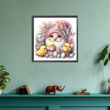 Load image into Gallery viewer, Diamond Painting - Full Round - Beautiful gnome and chick (30*30CM)