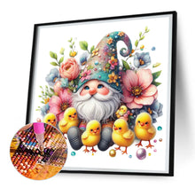 Load image into Gallery viewer, Diamond Painting - Full Round - Beautiful gnome and chick (30*30CM)