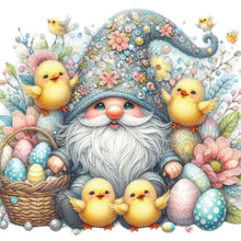 Load image into Gallery viewer, Diamond Painting - Full Round - Beautiful gnome and chick (30*30CM)