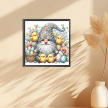 Load image into Gallery viewer, Diamond Painting - Full Round - Beautiful gnome and chick (30*30CM)