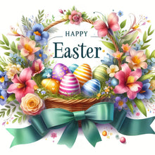 Load image into Gallery viewer, Diamond Painting - Full Round - happy Easter (30*30CM)