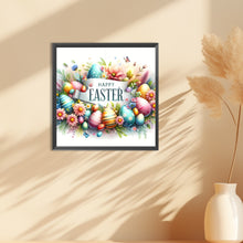 Load image into Gallery viewer, Diamond Painting - Full Round - happy Easter (30*30CM)