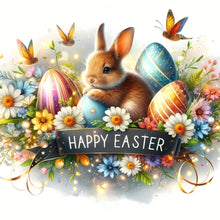 Load image into Gallery viewer, Diamond Painting - Full Round - happy Easter (30*30CM)