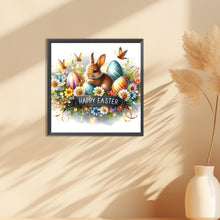 Load image into Gallery viewer, Diamond Painting - Full Round - happy Easter (30*30CM)