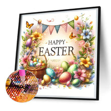 Load image into Gallery viewer, Diamond Painting - Full Round - happy Easter (30*30CM)