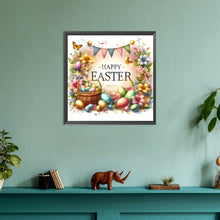 Load image into Gallery viewer, Diamond Painting - Full Round - happy Easter (30*30CM)