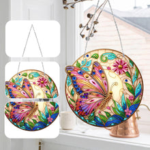Load image into Gallery viewer, Sun Catcher 5D Diamond Painting Dots Pendant for Office Decor (Butterfly KJ0104)