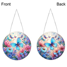 Load image into Gallery viewer, Sun Catcher 5D Diamond Painting Dots Pendant for Office Decor (Butterfly KJ0105)