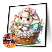 Load image into Gallery viewer, Diamond Painting - Full Square - easter lamb (30*30CM)