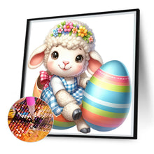 Load image into Gallery viewer, Diamond Painting - Full Square - easter lamb (30*30CM)
