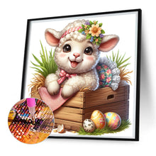 Load image into Gallery viewer, Diamond Painting - Full Square - easter lamb (30*30CM)