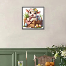 Load image into Gallery viewer, Diamond Painting - Full Square - easter lamb (30*30CM)