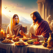Load image into Gallery viewer, Diamond Painting - Full Round - Jesus dines with believers (30*30CM)