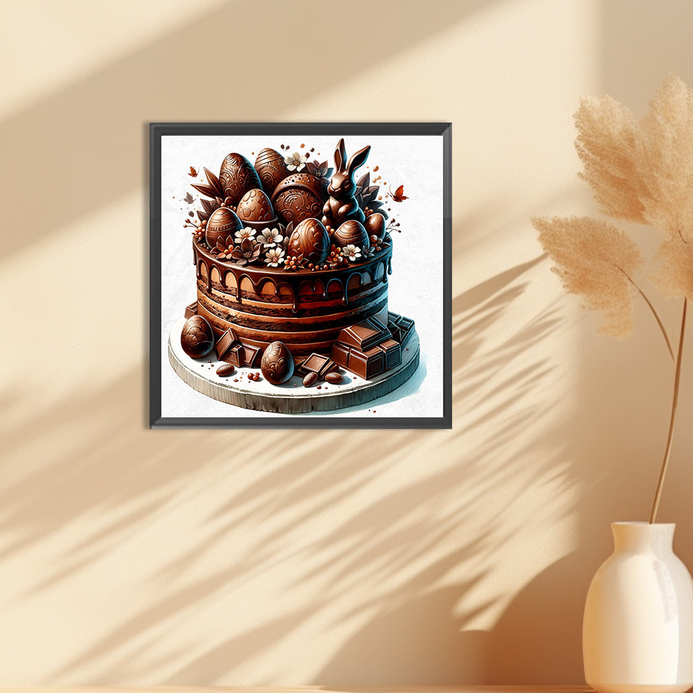 Diamond Painting - Full Round - Easter Chocolate Cake (30*30CM)