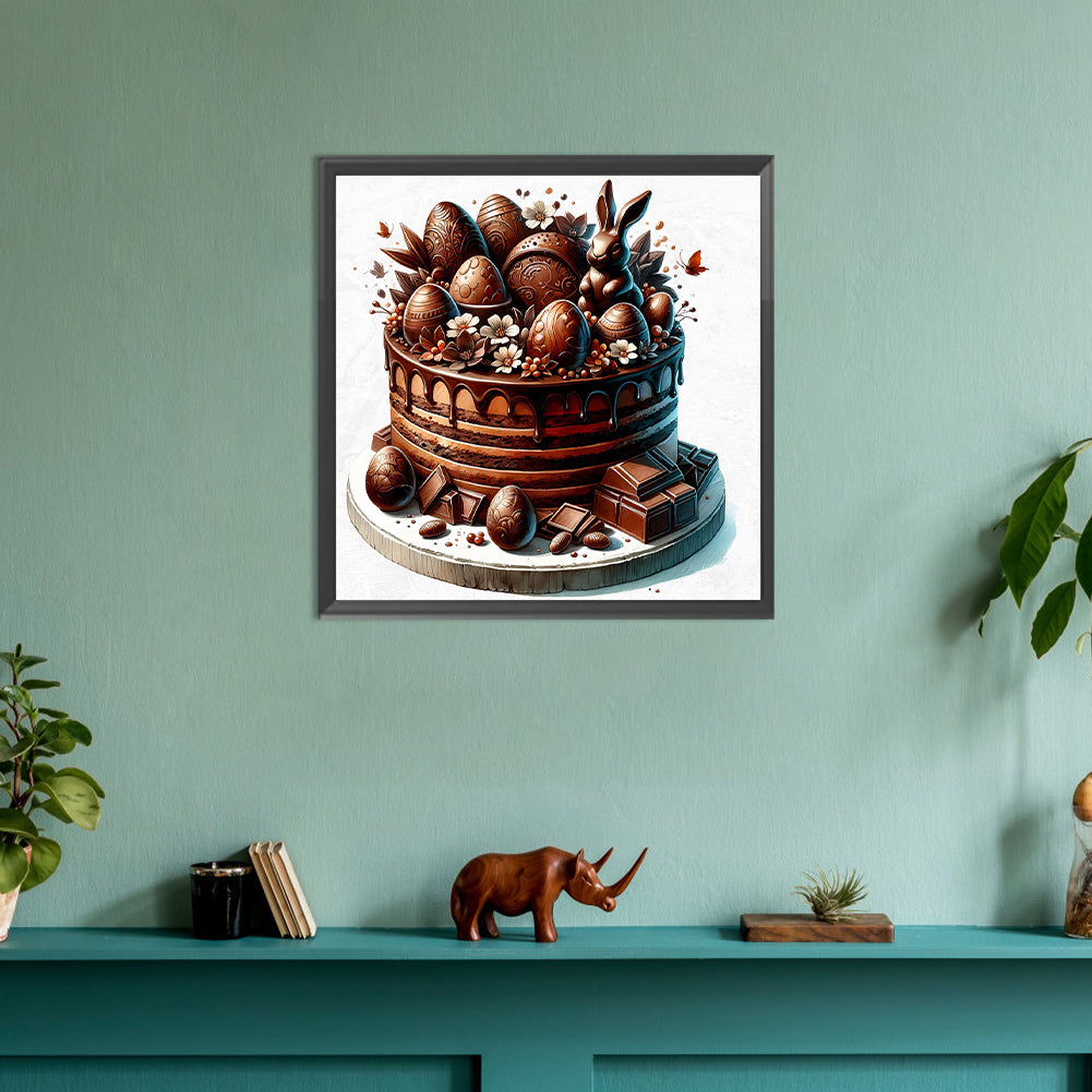 Diamond Painting - Full Round - Easter Chocolate Cake (30*30CM)