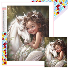 Load image into Gallery viewer, Diamond Painting - Full Square - little girl (30*40CM)