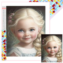 Load image into Gallery viewer, Diamond Painting - Full Square - little girl (30*40CM)