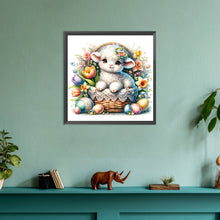 Load image into Gallery viewer, Diamond Painting - Full Round - Easter eggs and lamb in flower basket (30*30CM)