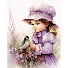 Load image into Gallery viewer, Diamond Painting - Full Square - little girl (40*50CM)