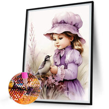 Load image into Gallery viewer, Diamond Painting - Full Square - little girl (40*50CM)