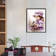 Load image into Gallery viewer, Diamond Painting - Full Square - little girl (40*50CM)