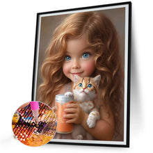 Load image into Gallery viewer, Diamond Painting - Full Square - little girl (40*50CM)