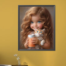 Load image into Gallery viewer, Diamond Painting - Full Square - little girl (40*50CM)