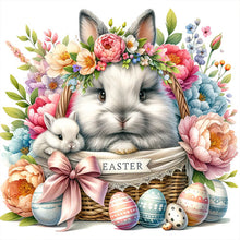 Load image into Gallery viewer, Diamond Painting - Full Square - easter bunny (40*40CM)