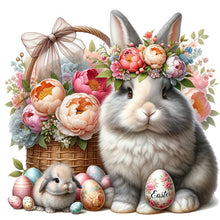 Load image into Gallery viewer, Diamond Painting - Full Square - easter bunny (40*40CM)