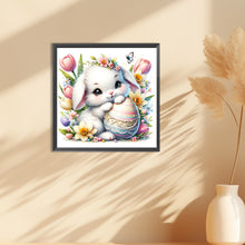 Load image into Gallery viewer, Diamond Painting - Full Round - Lop-eared Rabbit and Easter Eggs (30*30CM)