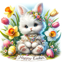 Load image into Gallery viewer, Diamond Painting - Full Round - Happy easter bunny (30*30CM)