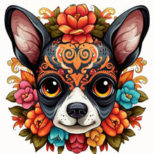 Load image into Gallery viewer, Diamond Painting - Full Round - Painted dog head (30*30CM)