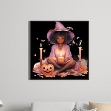 Load image into Gallery viewer, Diamond Painting - Full Round - black witch (30*30CM)